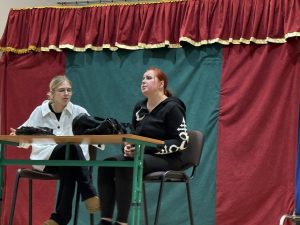 Dwie Panie występujące w teatrze profilaktycznym