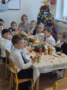 Wigilia klasowa u Biedroneczek