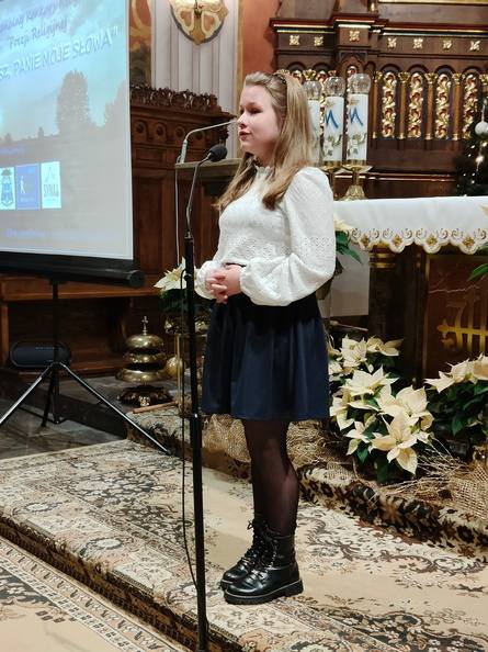 Uczniowie biorący udział w konkursie