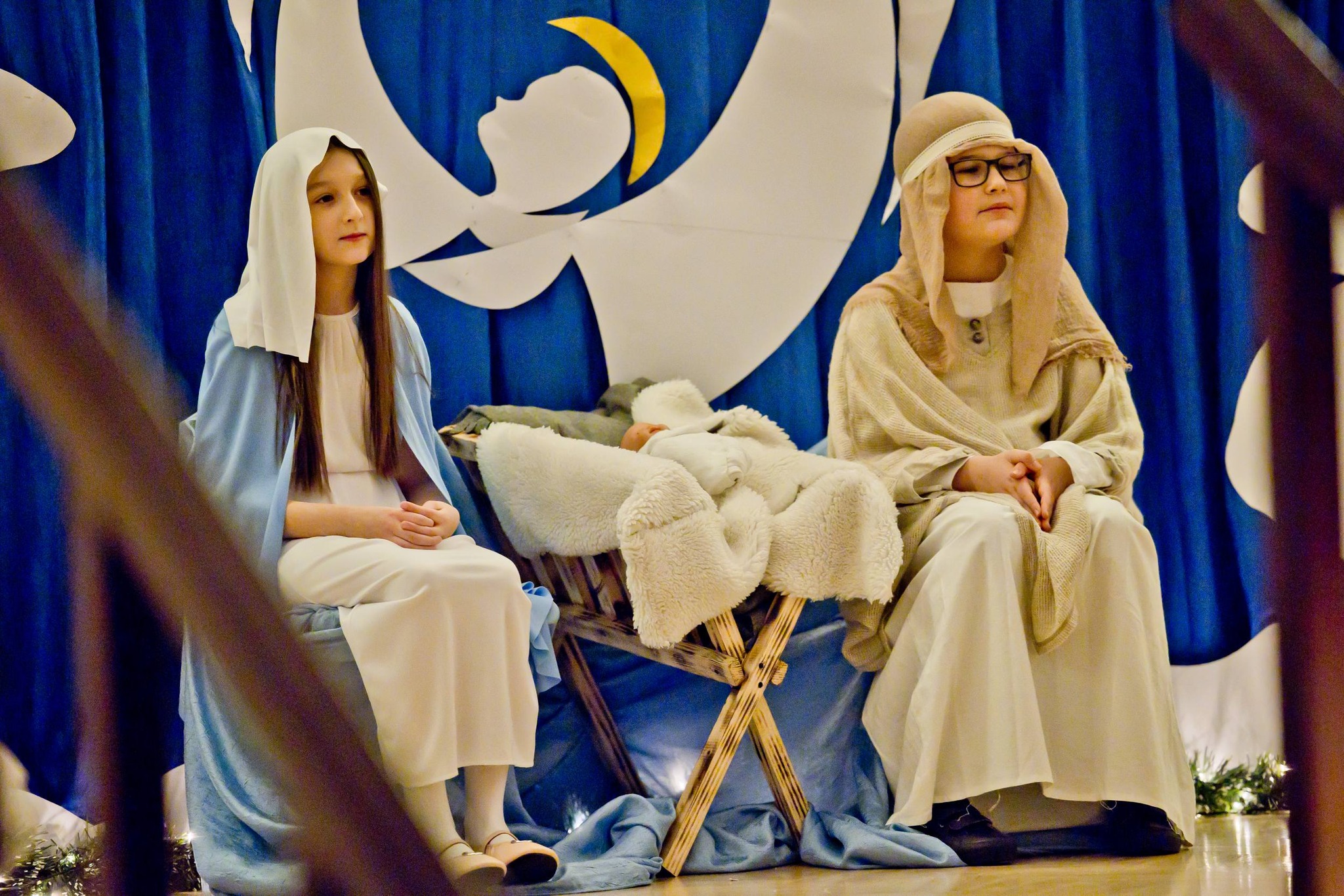 Jasełka w wykonaniu dzieci z kl. 0 - III