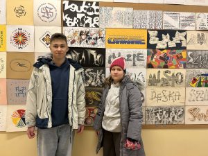 Uczniowie w Liceum Plastycznym