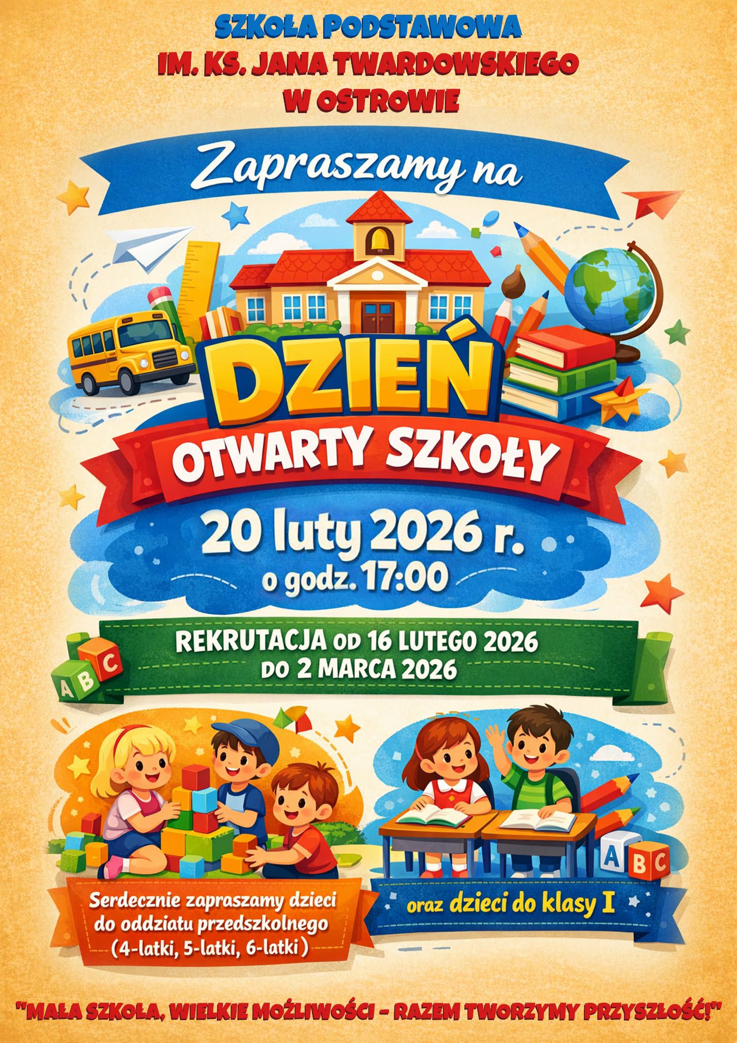 Dzień Otwarty Szkoły - plakat