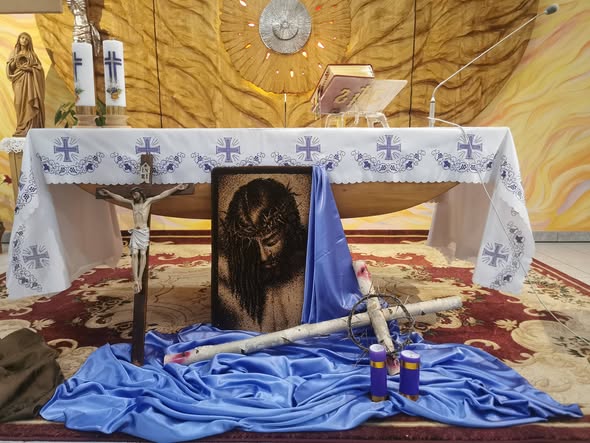 Droga krzyżowa w Klasztorze Sióstr Kanosjanek