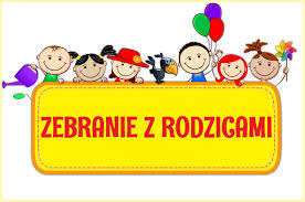 Napis zebranie z rodzicami