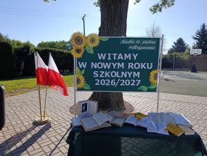 Dekoracja na rozpoczęcie roku szkolnego