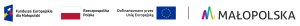 Flaga Polski i Unii Europejskiej